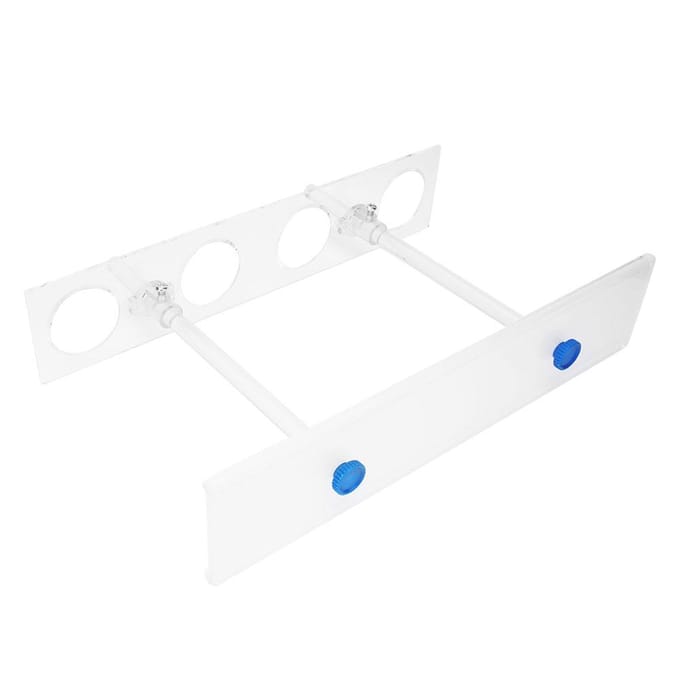 Plexiglas Trechtersteun 4 Gaten Laboratoriumaccessoire Verstelbare Hoogte Trechterhouder white