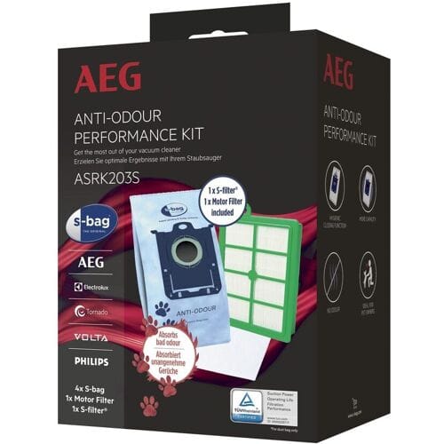 AEG ASRK203S Kit with 4 Anti-Odour 9009238461