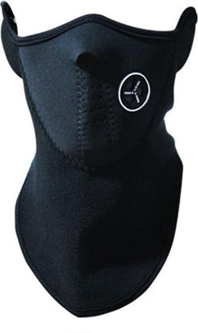 Bandana Nekwarmer Mask - Zwart