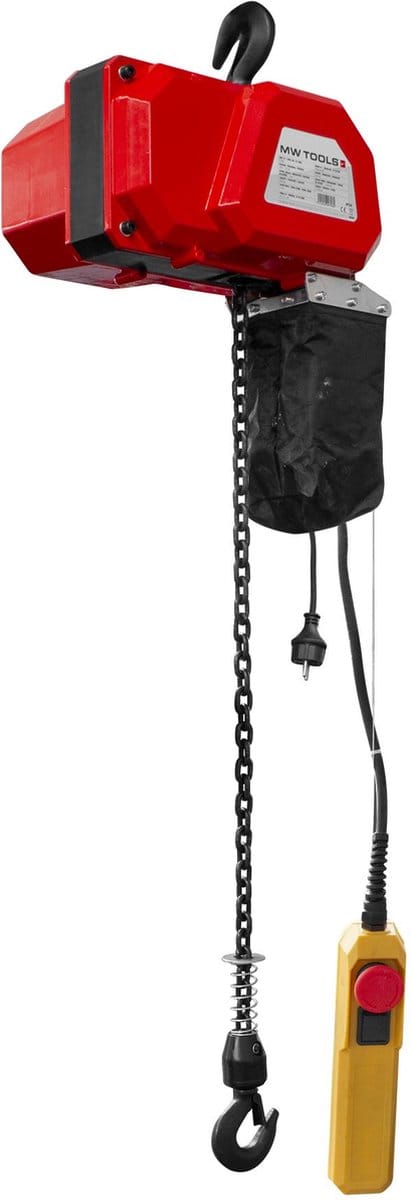 Elektrische kettingtakel 300kg 6 meter 230V MW Tools KT300