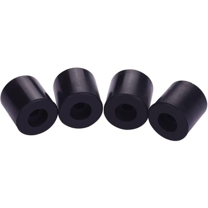 4 stks Siliconen Solid Spacer Hot Bed Nivellering Silica Kolom 18mm Hittebestendig 16mm (4pcs) zwart