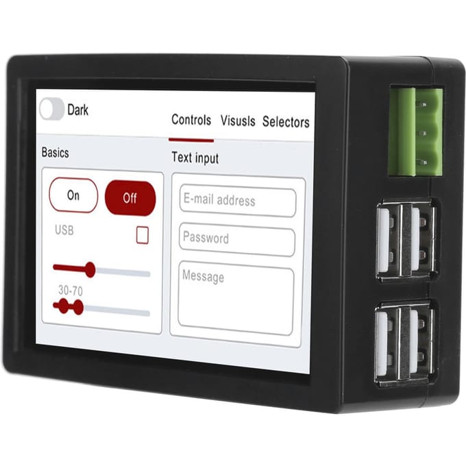 ESP32 3,5 inch Capacitief Touchscreen Bord met 5V Relais USB Uitbreidingspoort WIFI Bluetooth
