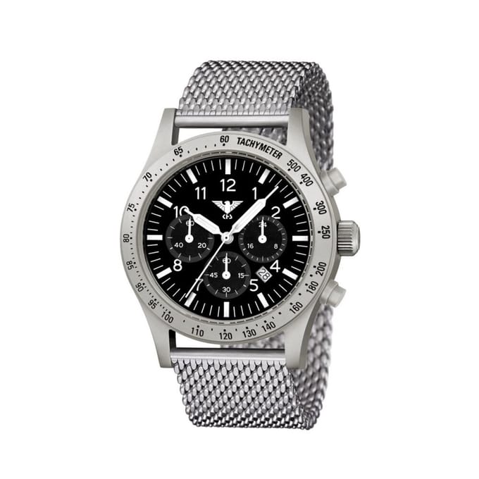 KHS - KHS.PLASSC.MS - Polshorloge - Heren - Solar - PLATOON Steel Solar Chronograph