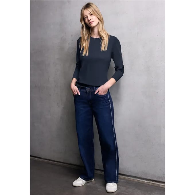 Basic shirt met lange mouwen