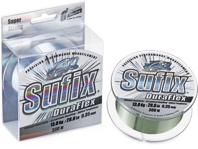 Sufix Duraflex Monofilament Lijn | 300m 0.45mm Clear
