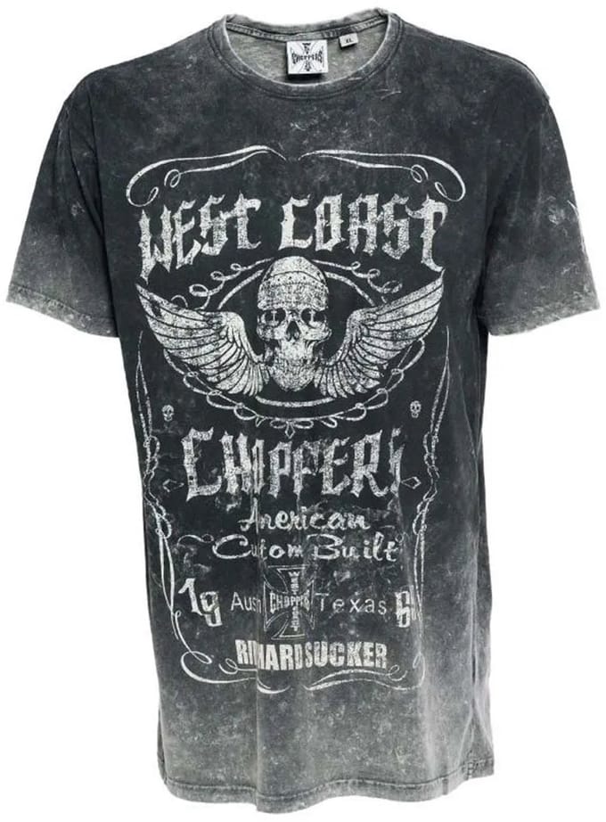 WCC West Coast Choppers T-shirt Ride Hard Sucker Zwart