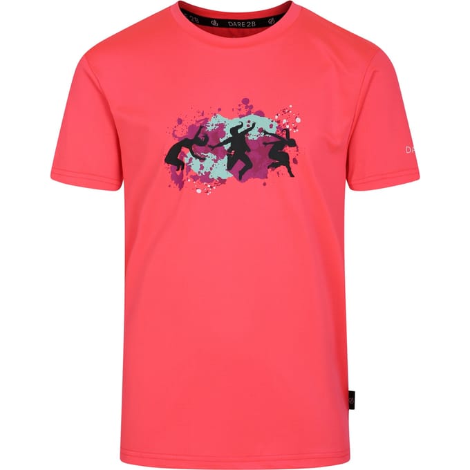 Dare 2B Kinderen/Kinderen Amuse II Aap T-Shirt (Neonroze)