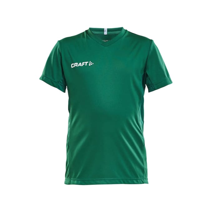 Craft Squad Shirt Korte Mouw Kinderen - Donkergroen | Maat: 122/128
