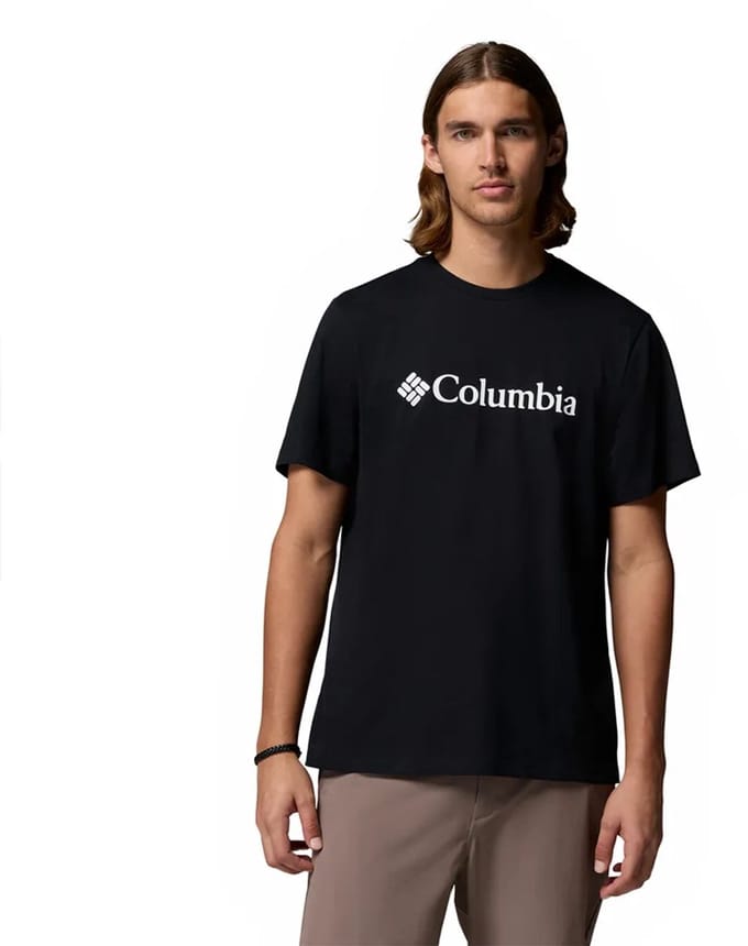 Columbia Csc Basic Logo™ T-shirt Met Korte Mouwen Zwart L Man