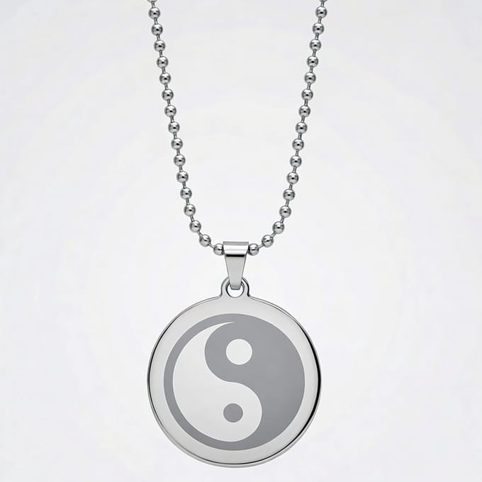 Ronde hanger met Yin & Yang afbeelding