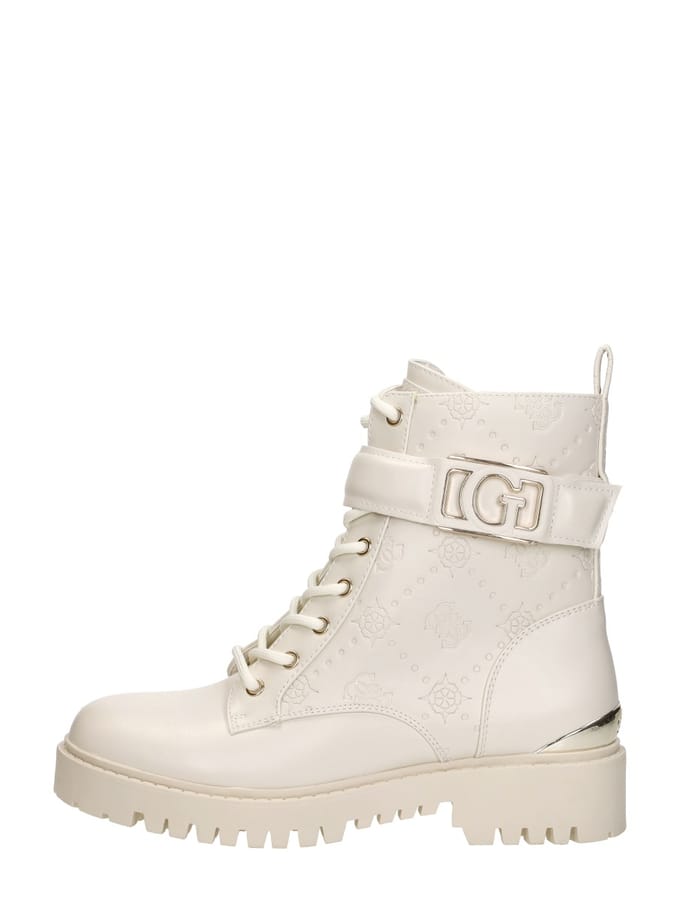 Guess Oranda Veterschoenen Hoog - gebroken wit - Maat 38