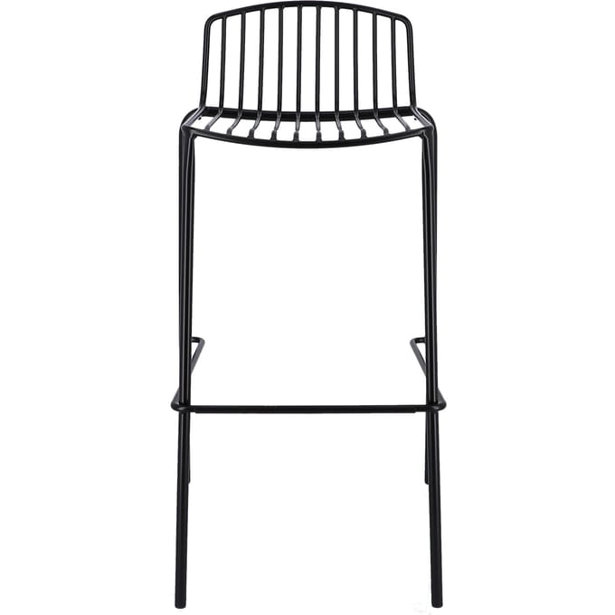 Jan Kurtz Mori barkruk - zwart - Zithoogte 75 cm