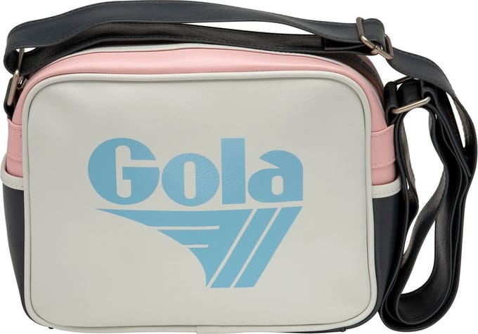 Gola Schoudertas Micro Redford White / Powder Blue / Chalk Pink Wit Grijs