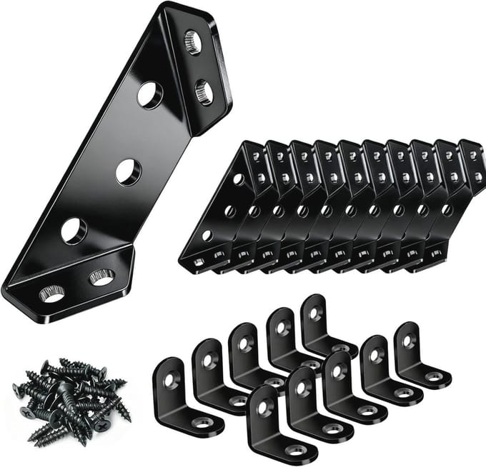 Set van 20 universele hoekconnectoren voor meubels