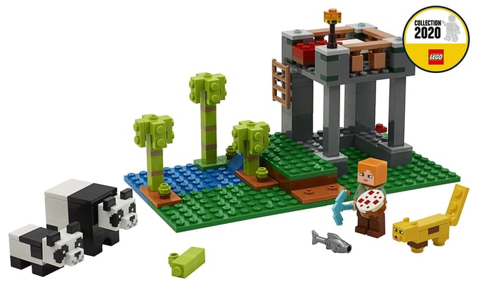 LEGO Minecraft Het pandaverblijf 21158
