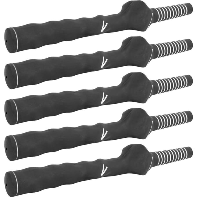 5 STUKS Golf Swing Club Handgrip Rubber Beginner Oefening Training Correctie Accessoire Gatdiameter black