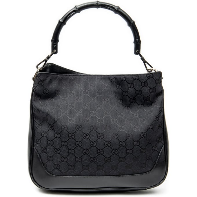 Bamboo Top Handle Hobo   schoudertas