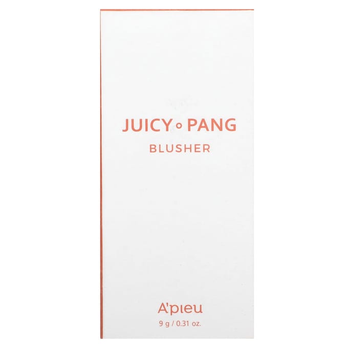 A'Pieu, Juicy Pang Water Blusher, Cr02, 9G(0.31Oz) white