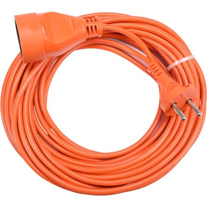 Vorel - Verlengsnoer - 10m - Oranje - IP20