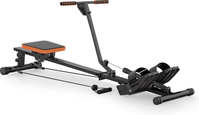 Roeitrainer voor thuisgebruik - Cardio- en Krachttraining Roeimachine, LCD-scherm voor thuistraining, 150 kg Gewichtscapaciteit, Complete Lichaamstraining