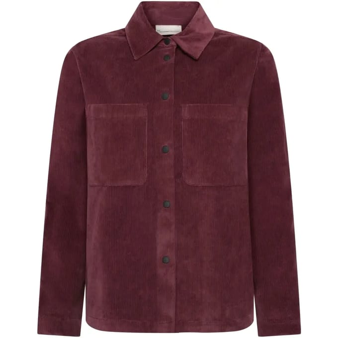 Corduroy Overshirt Dames KnowledgeCotton Apparel