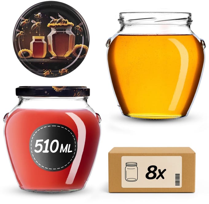 KADAX Amphora Pot Ø82 510ml + Deksel Ø82 M-0