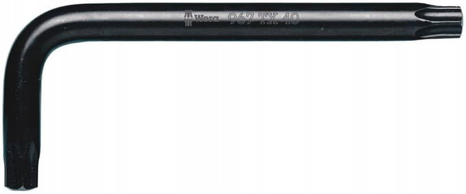WERA BlackLaser Inbussleutel TX25x60mm Kort
