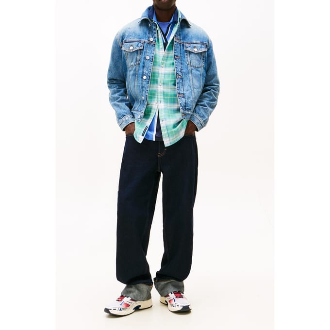 Tommy Hilfiger Ryan Regular Trucker Jacket Denim Light Taglia: L | Giacche di jeans Outlet | Uomo | Blu