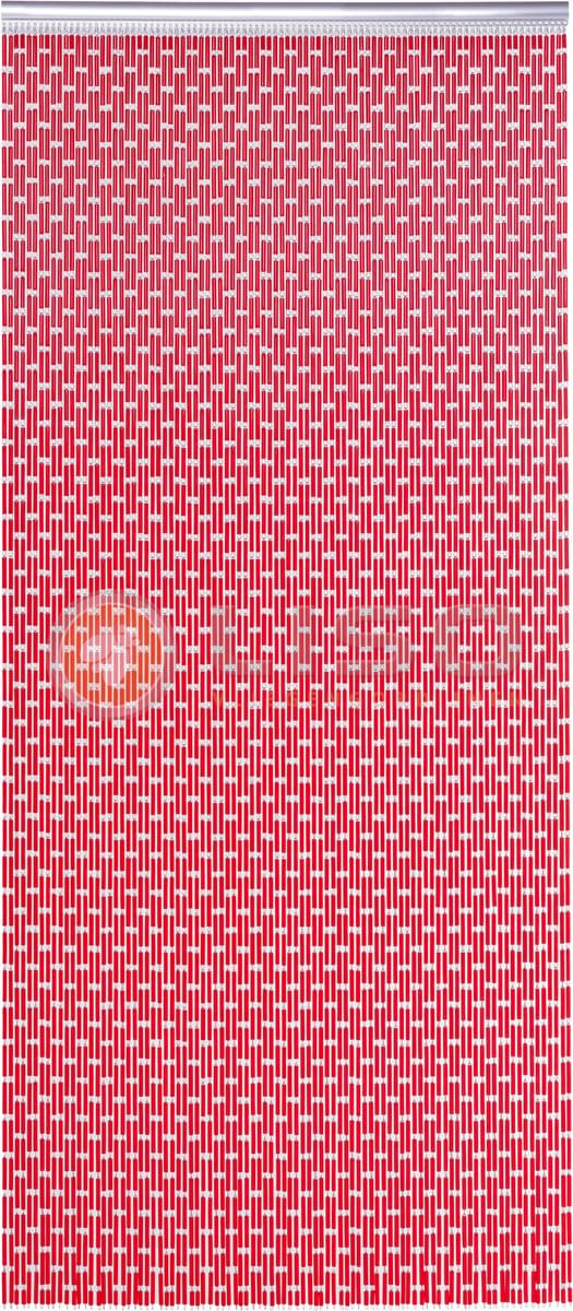 Liso Vliegengordijn - Hulzengordijn Zuiver rood - 92 x 209 cm