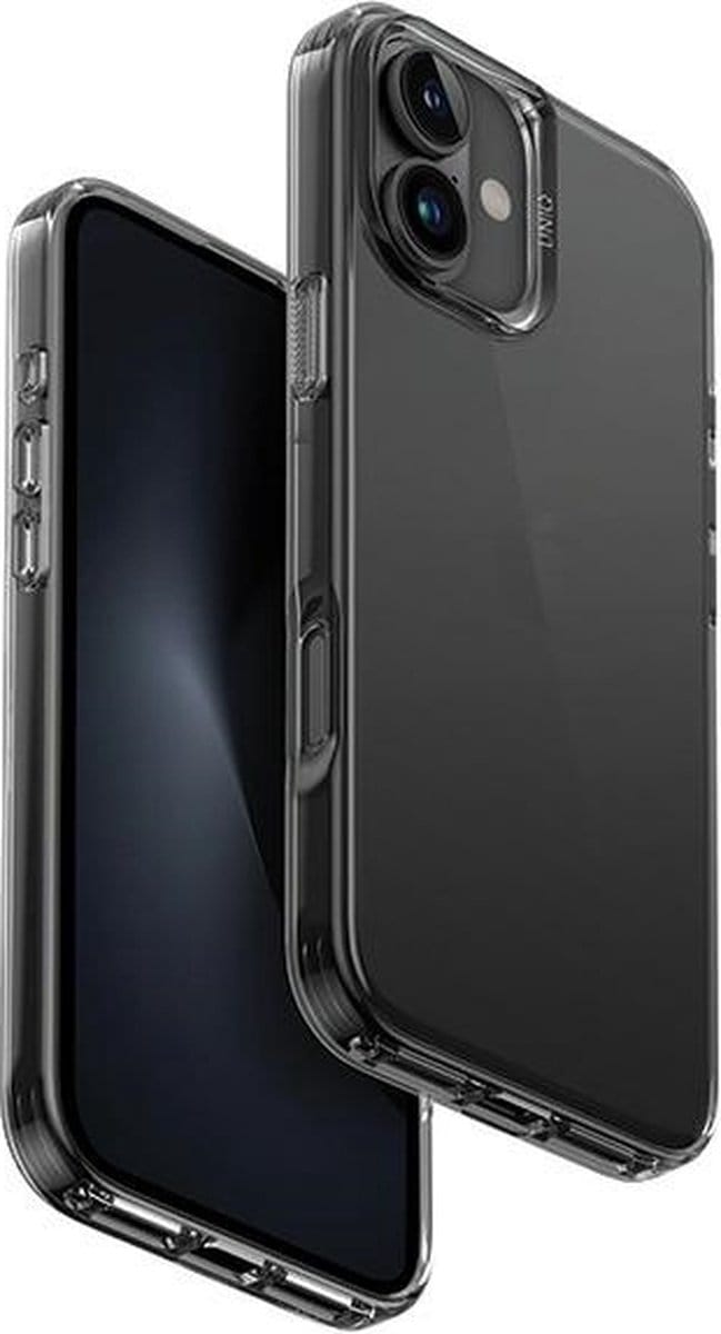 UNIQ Air Fender iPhone 16 Plus 6,7" hoesje grijs/gerookt