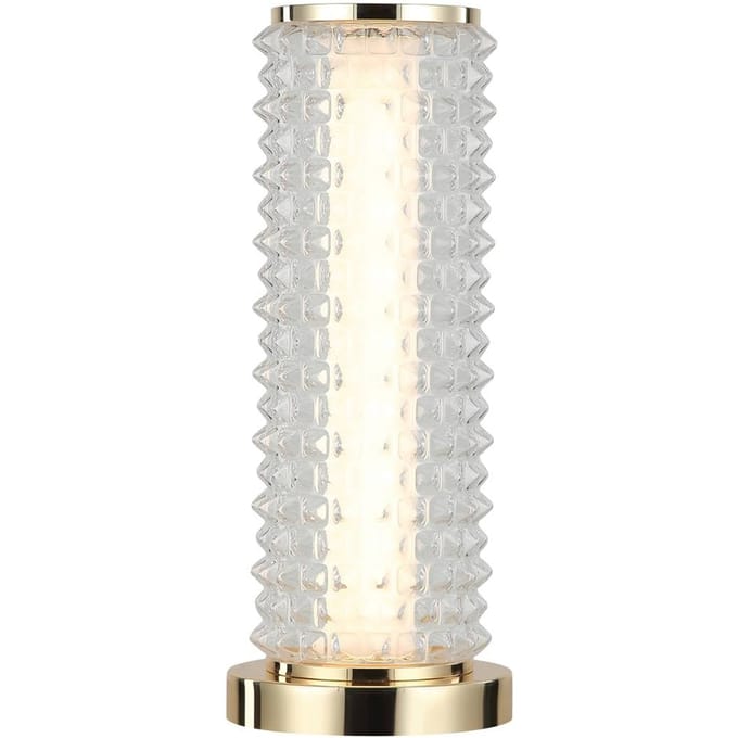 Viokef LED tafellamp Irma, goudkleurig/helder