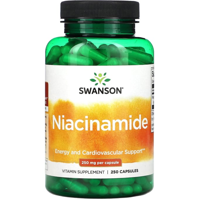 Niacinamide, 250Mg, 250 Capsules