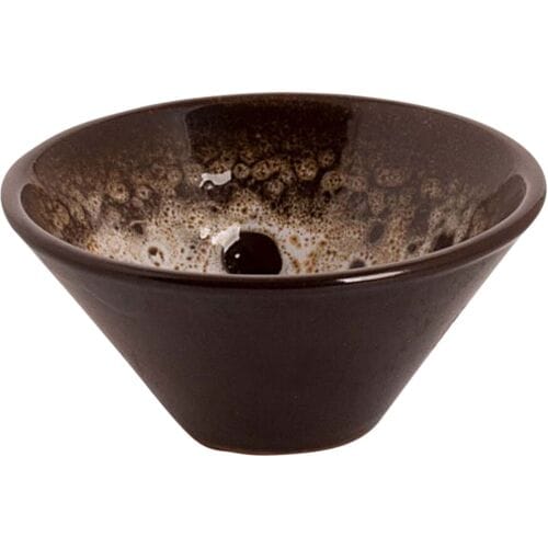 GGM Gastro (48 Stück) SABANA - Schale - Ø 80mm 50ml - Braun / weiss