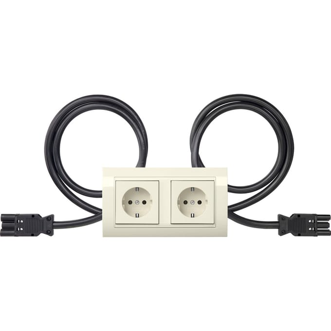 Gira Standaard 55 Dubbele Stopcontact Met Frame Type 10 - 4931021