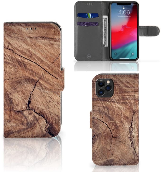Apple iPhone 11 Pro Book Style Case Tree Trunk