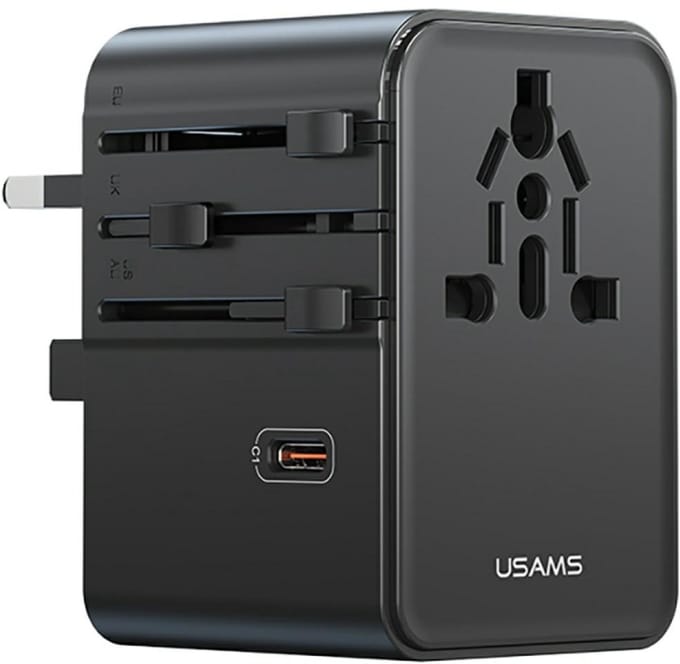 Usams Laderadapter 3Xusb-C Voor Google Pixel Telefoons Snel Opladen