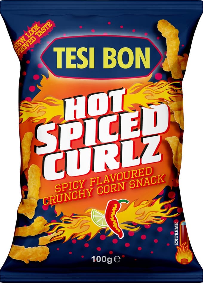 Tesi Bon Hot Spiced Curlz (14st)