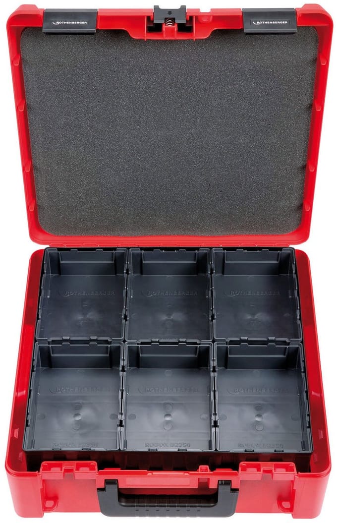 ROTHENBERGER ROCASE 4414 met 2 bakjes en 12 ROBOX B235 - 10000021...