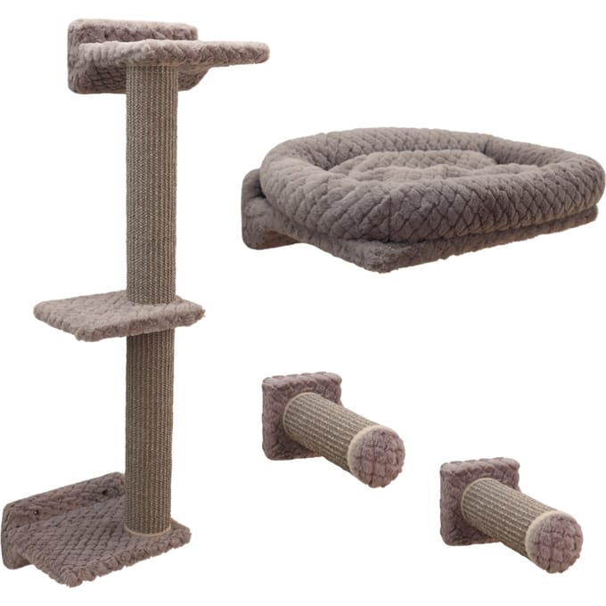 Kerbl Pet klimwand Monte Alpi voor katten - set van 4 delen kat
