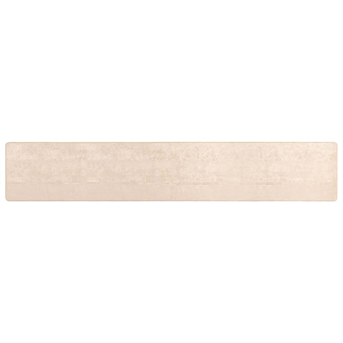vidaXL - Tapijt - Runner - MARSA - Crèmekleurig - 100 - x - 400 - cm - Polyester - en - PVC