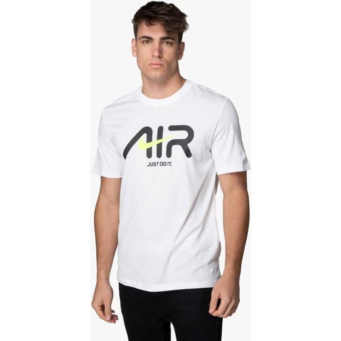 Nike Swoosh Air Heren T-shirt in wit