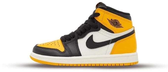 Air Jordan 1 Retro High Og Yellow Toe (PS) - Maat 30