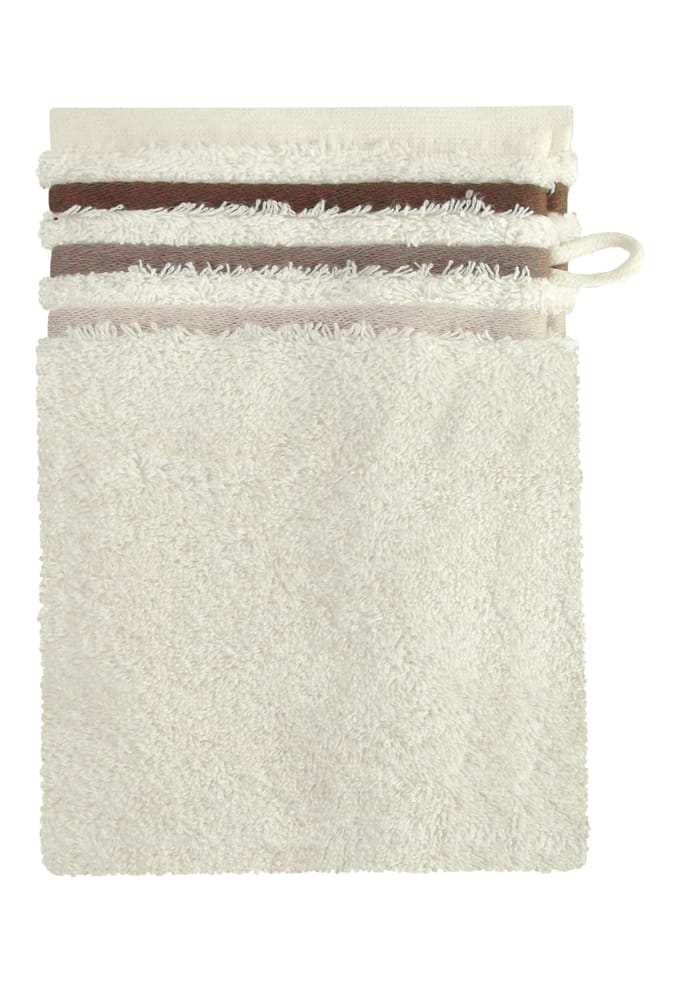 Washandje Skyline Color 16x22 crème - SCHIESSER Home 16*22