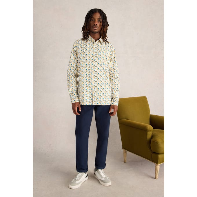 White Stuff Multi Chair Printed Shirt White Multi Taglia: S | Camicie Casual Outlet | Uomo | Bianco