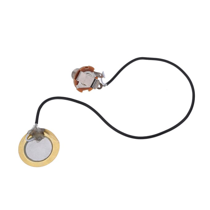 Akoestische gitaartransducer voorgemonteerde versterker Piezo-jack-pickupaccessoire gray