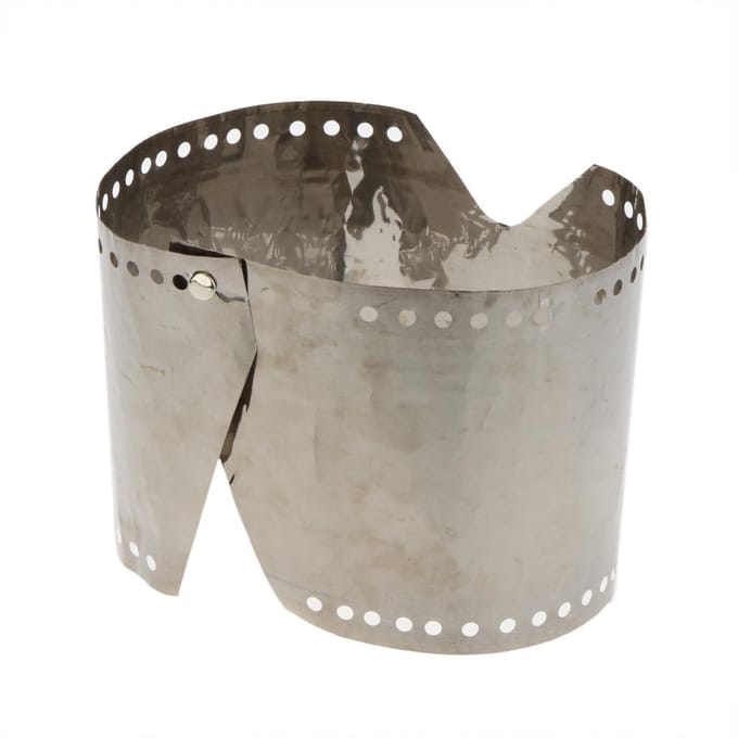 Ultralicht, ultradunne titanium outdoor campingkachel, windscherm, winddichte plaat 15 orange