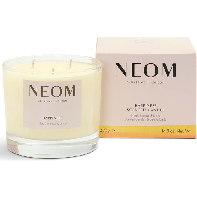 NEOM Happiness Geurkaars met Drie Lonten