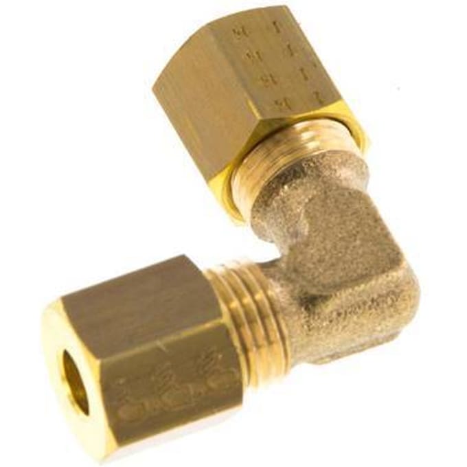 5mm Messing L-Knelfitting 90 graden 150 Bar DIN EN 1254-2