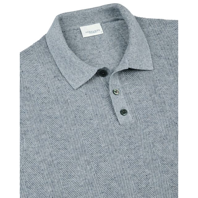 Slim fit poloshirt met knoopsluiting