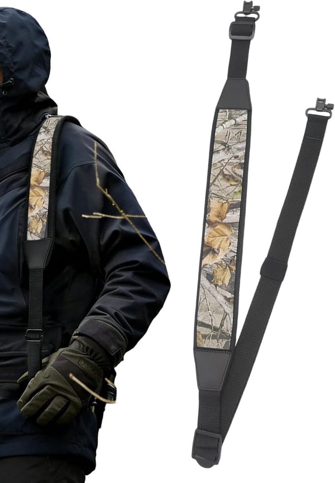 Schouderriem - Verstelbare Draagband - Tassen Dragen - Gewatteerd Comfort - 1 meter - Camouflage